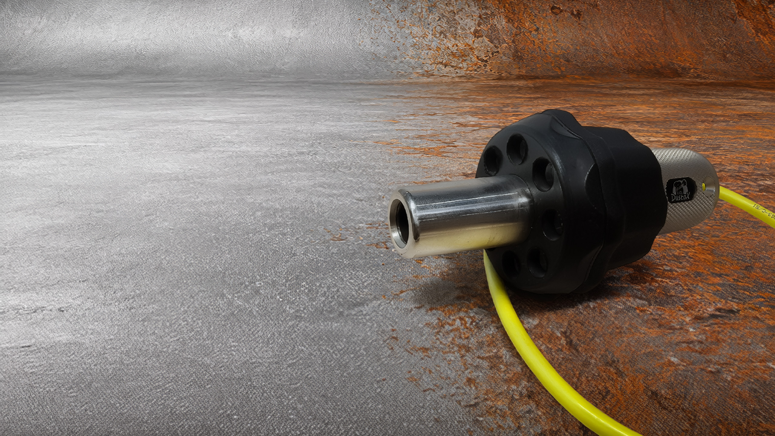 DUSTOX BEAM Pressure beam head with direct light in the nozzle area
